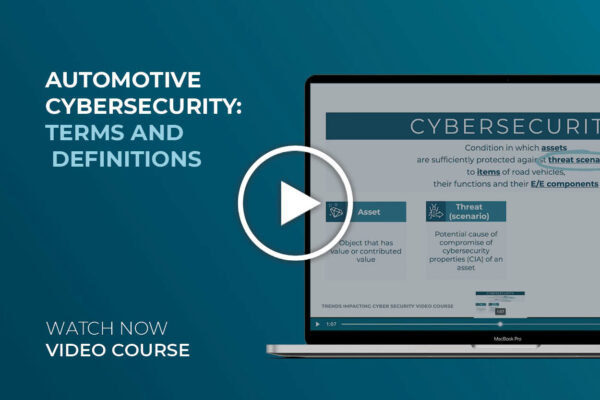Automotive Cybersecurity Terms and Definitions