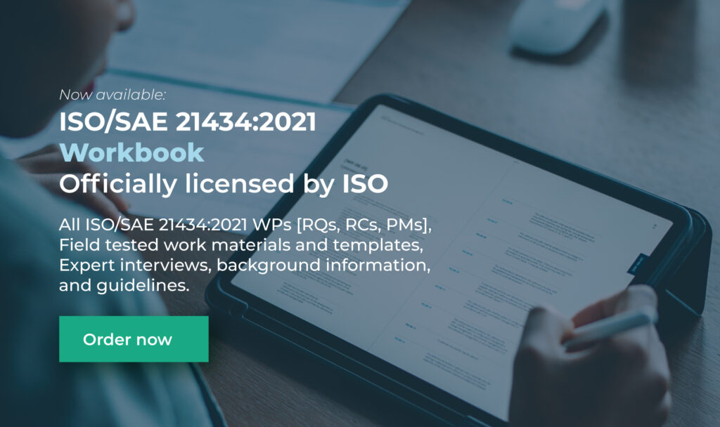 Order ISO/SAE 21434:2021 Workbook