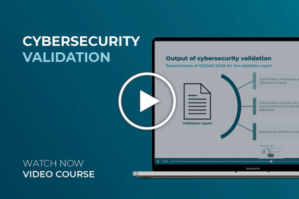 Cybersecurity Validation for Automotive Video Course