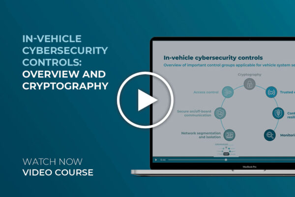In-vehicle cybersecurity controls overview and cryptography