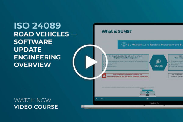 Software update engineering with ISO 24089: an overview