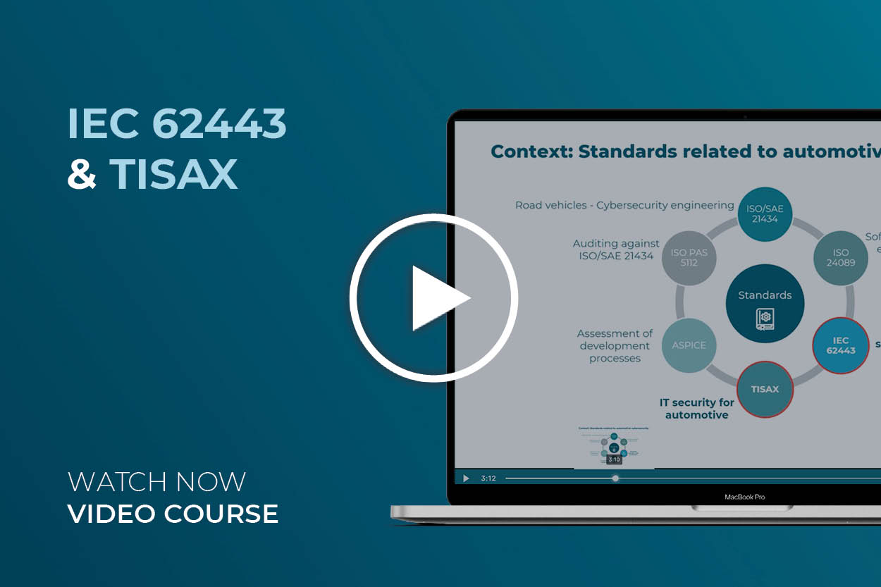 IEC 62443 Standard and TISAX Assessment Video course