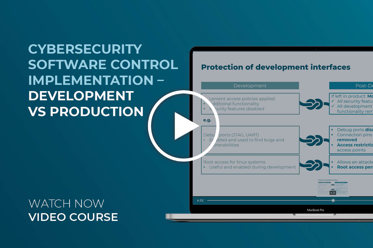 Cybersecurity-Software-Control-implementation-Development-vs-Production